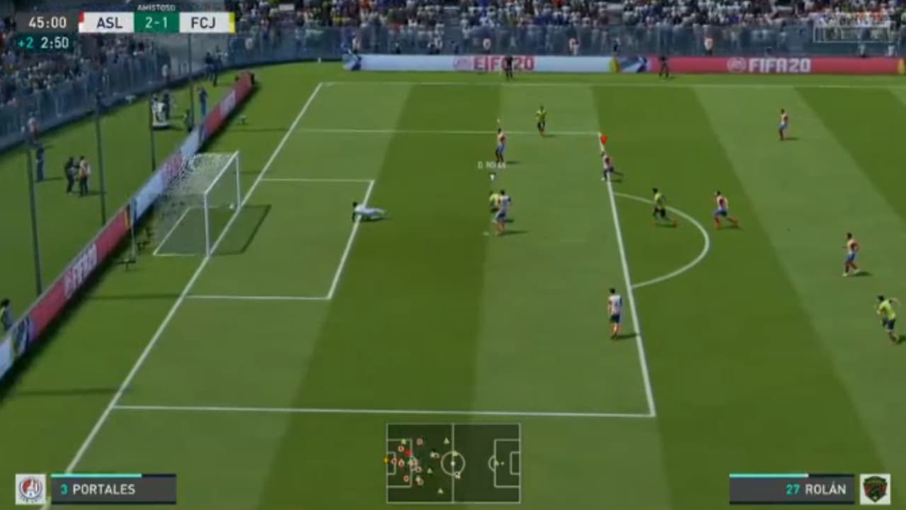 Antonio Portales y Marco Canales igualaron a tres tantos en el torneo de futbol virtual.