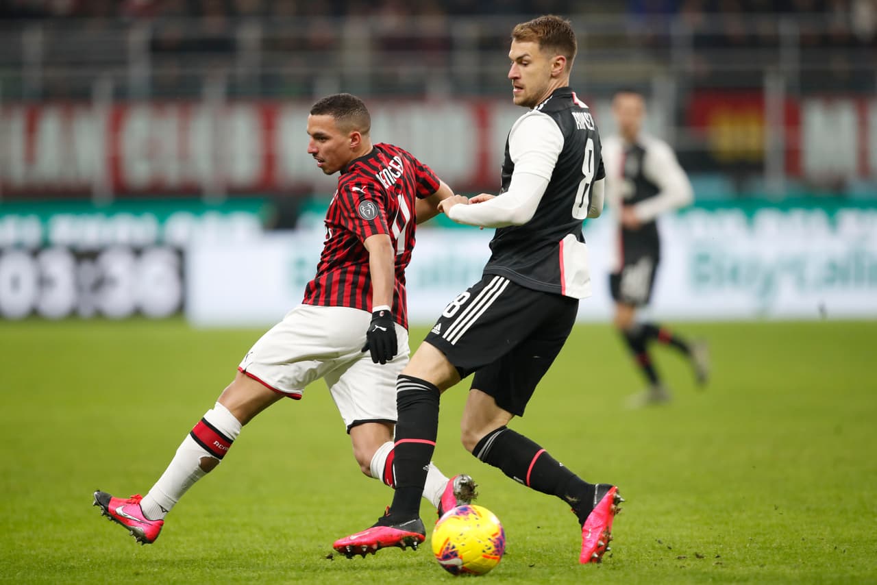 El segundo amonestado fue Ramsey, de Juventus.