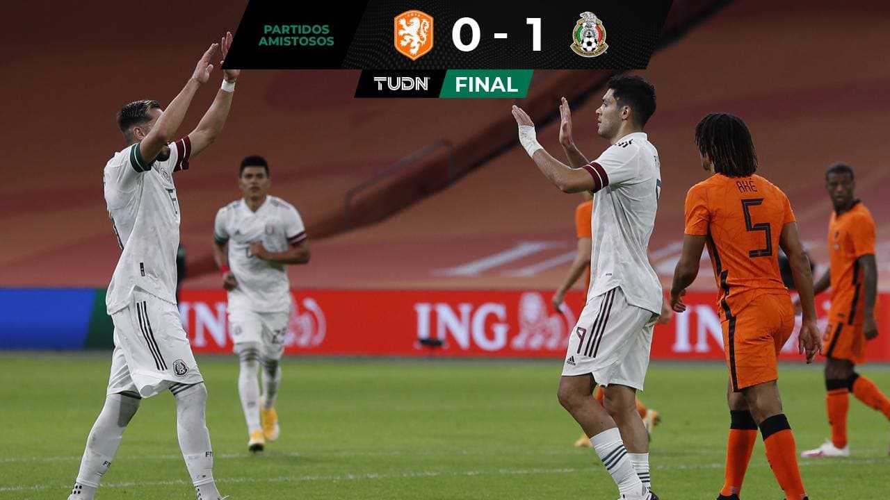 Tercera victoria de México ante Holanda en Ámsterdam
