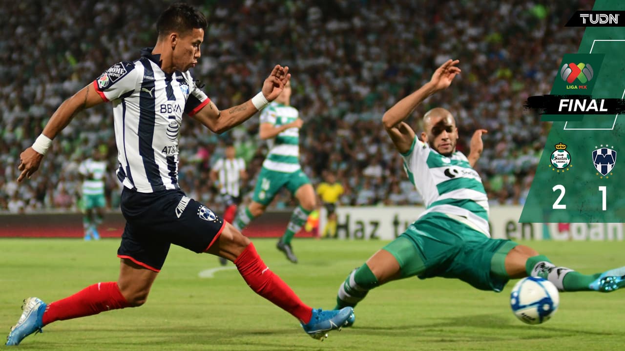 Con dos goles en cinco minutos, Santos venció a Monterrey