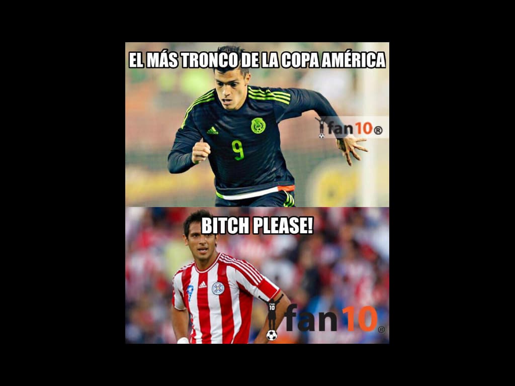 La eliminación de México, el error Jamaica-África de Cavani, el choque de Arturo Vidal y la selfie con Messi fueron los temas de burla de lo que va en Chile 2015.