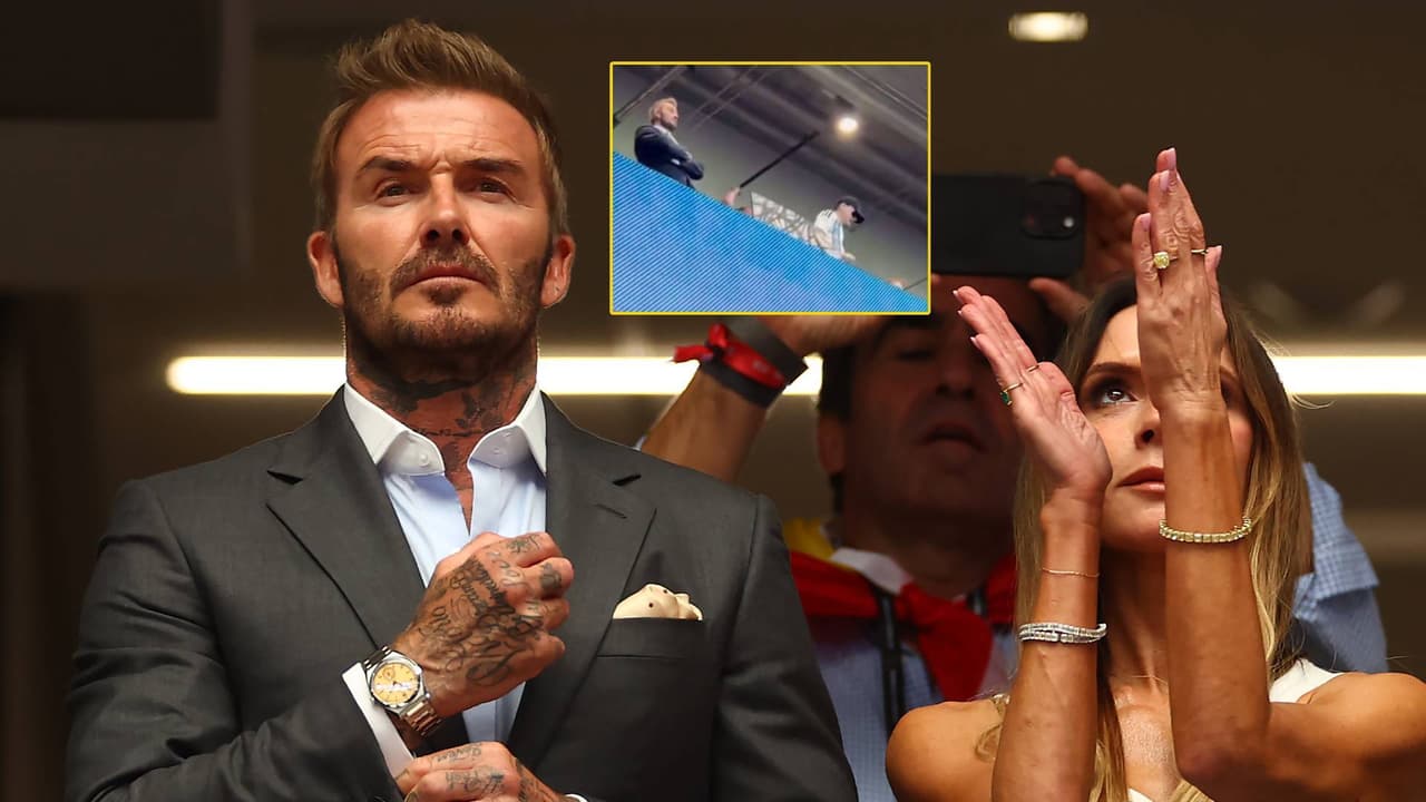 Bizarrap entona frente a Beckham “y ya lo ve, el que no salte es un inglés”