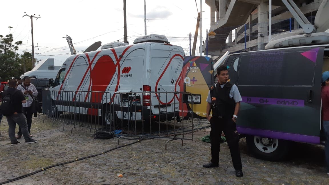 No se ha permitido que nadie se acerrque a la cabina donde se opera el VAR