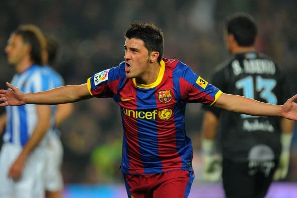 Villa puso cifras definitivas de 4-1, pero esa no era la única alegría del Barcelona.