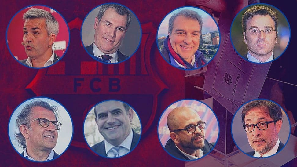 Se definen los cuatro contendientes a la presidencia del Barça