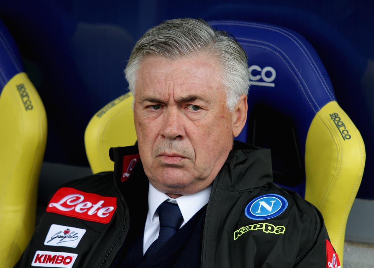 Ancelotti en la actualidad dirige al Napoli, equipo que tiene en la mira al mexicano Hirving Lozano.
