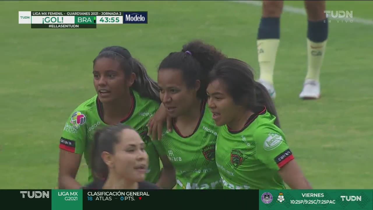 ¡Golazo! Atzimba Casas le da el empate a Juárez frente a América