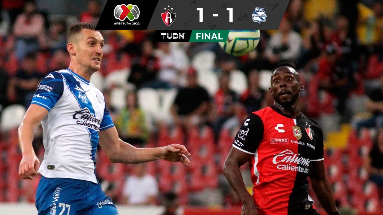 Puebla sacó un empate con Atlas, éste que sigue fuera de la zona de Repechaje.