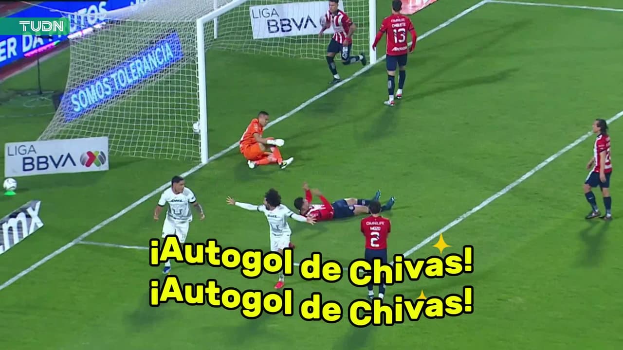 ¡Autogol de Chivas! Terrible error del Rebaño Sagrado