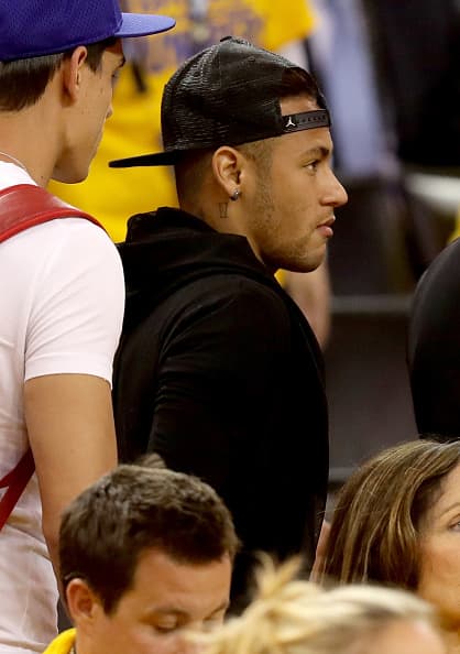 Neymar también ha aprovechado para ir a las finales de la NBA.