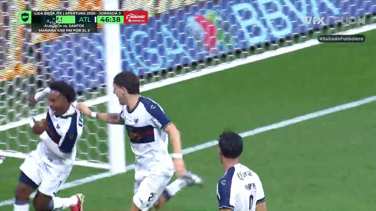 Golazo del Atlante y festejo épico del técnico Miguel Herrera