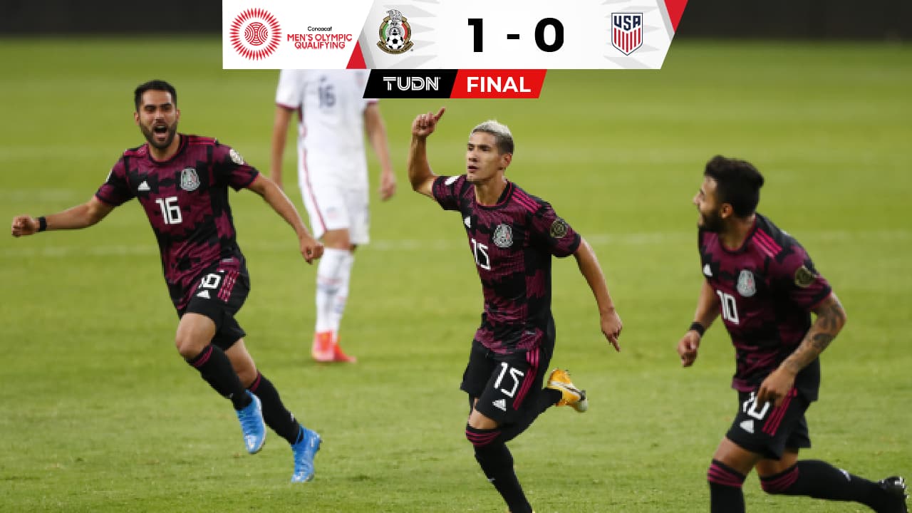 México 1-0 Estados Unidos en Preolímpico Concacaf: gol, videos y resultado
