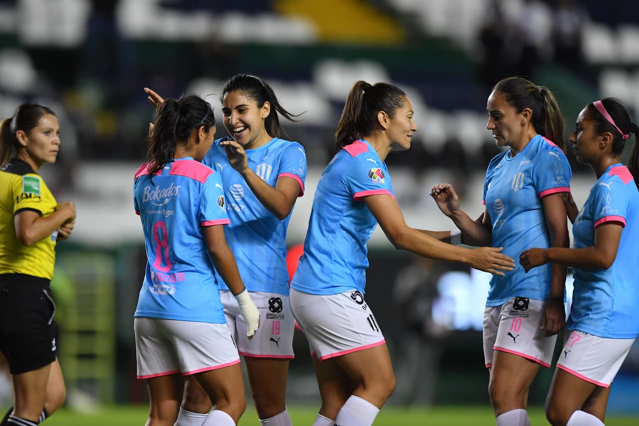 Por Monterrey marcaron: Mónica Desiree y Diana Evangelista (2); para las locales descontó Sanjuana De Jesús Muñoz.