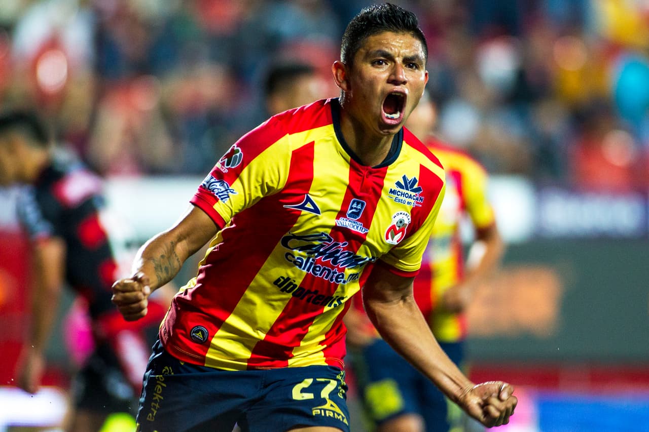 <b>Delantero:</b> Miguel Sansores (Morelia, 15)