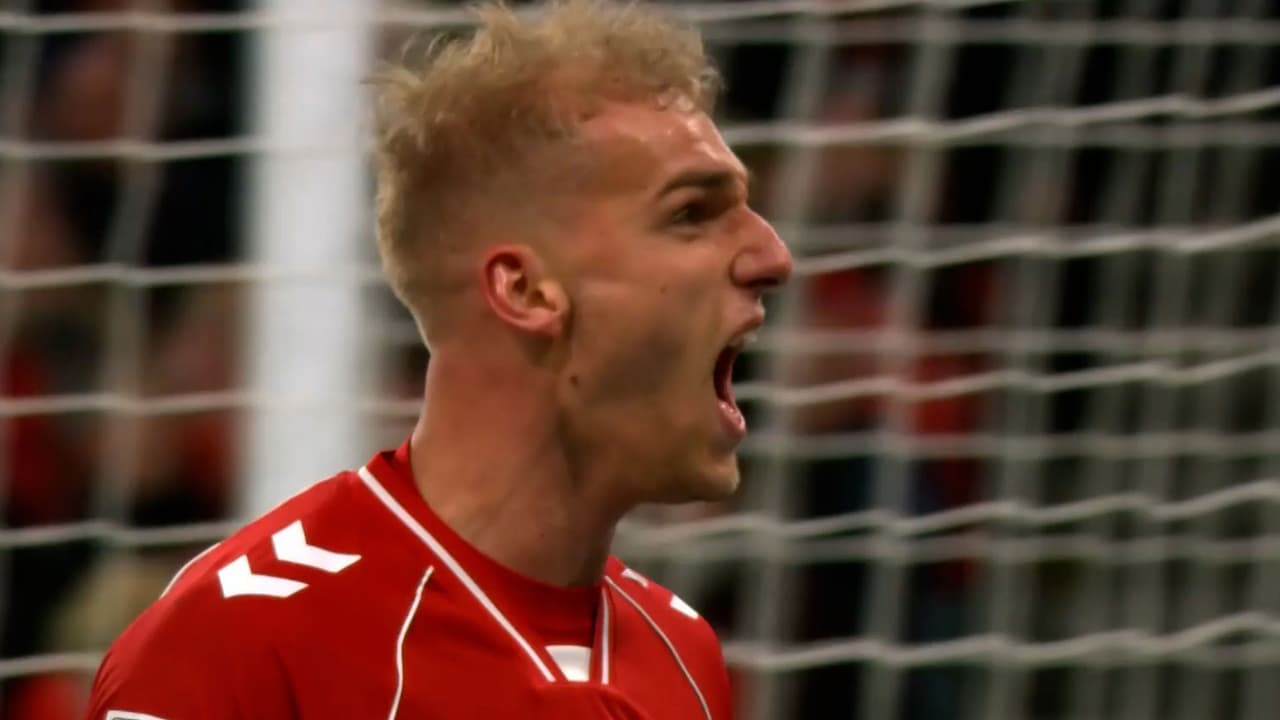 ¿Dinamarca vs. México en el Mundial? Con este doblete de Gustav Isaksen están cerca