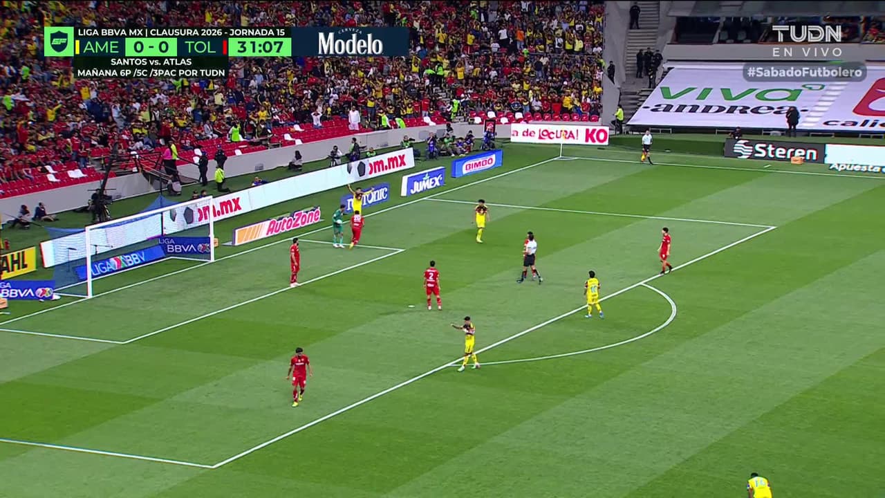 ¡TIRO ATAJADO! disparo por Brian Rodríguez.