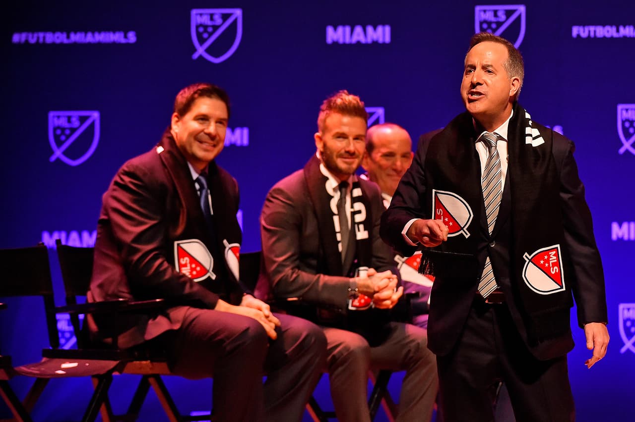 Marcelo Claure, David Beckham y Jorge Mas, propietarios de Inter Miami CF.