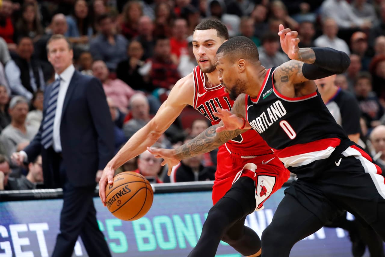 Portland Trail Blazers 
<b>117-94</b> Chicago Bulls