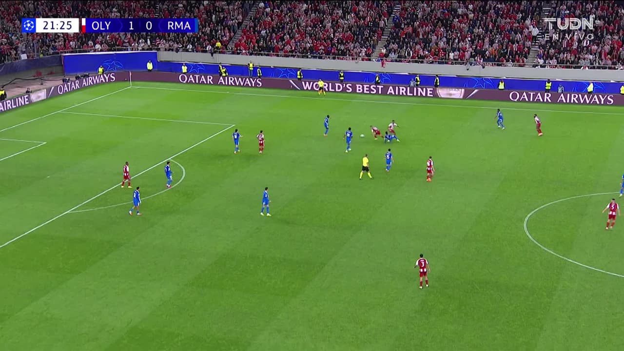 ¡GOL!  anota para Real Madrid. Kylian Mbappé