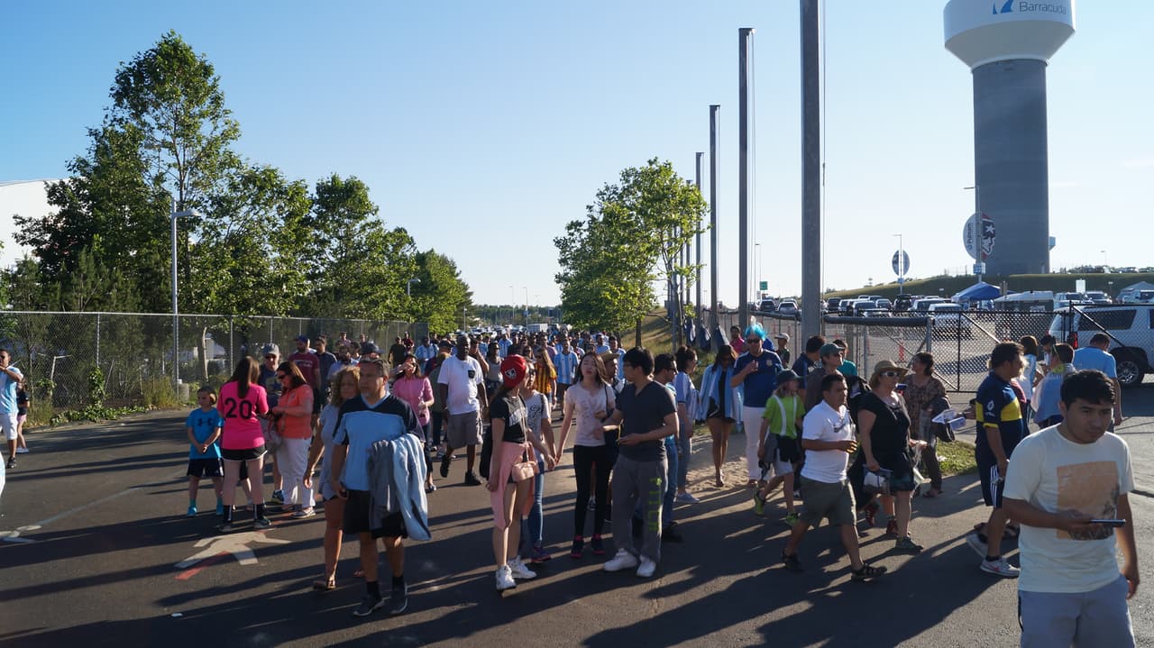 Foxborough destató su alegría en el duelo entre Argentina y Venezuela por los cuartos de final de la Copa América Centenario.