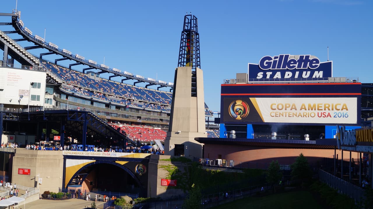 Foxborough destató su alegría en el duelo entre Argentina y Venezuela por los cuartos de final de la Copa América Centenario.