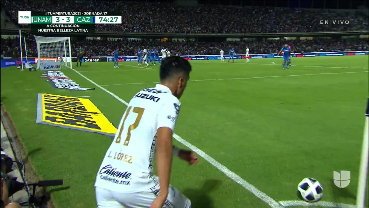 ¡TIRO ATAJADO! disparo por Washington Corozo.