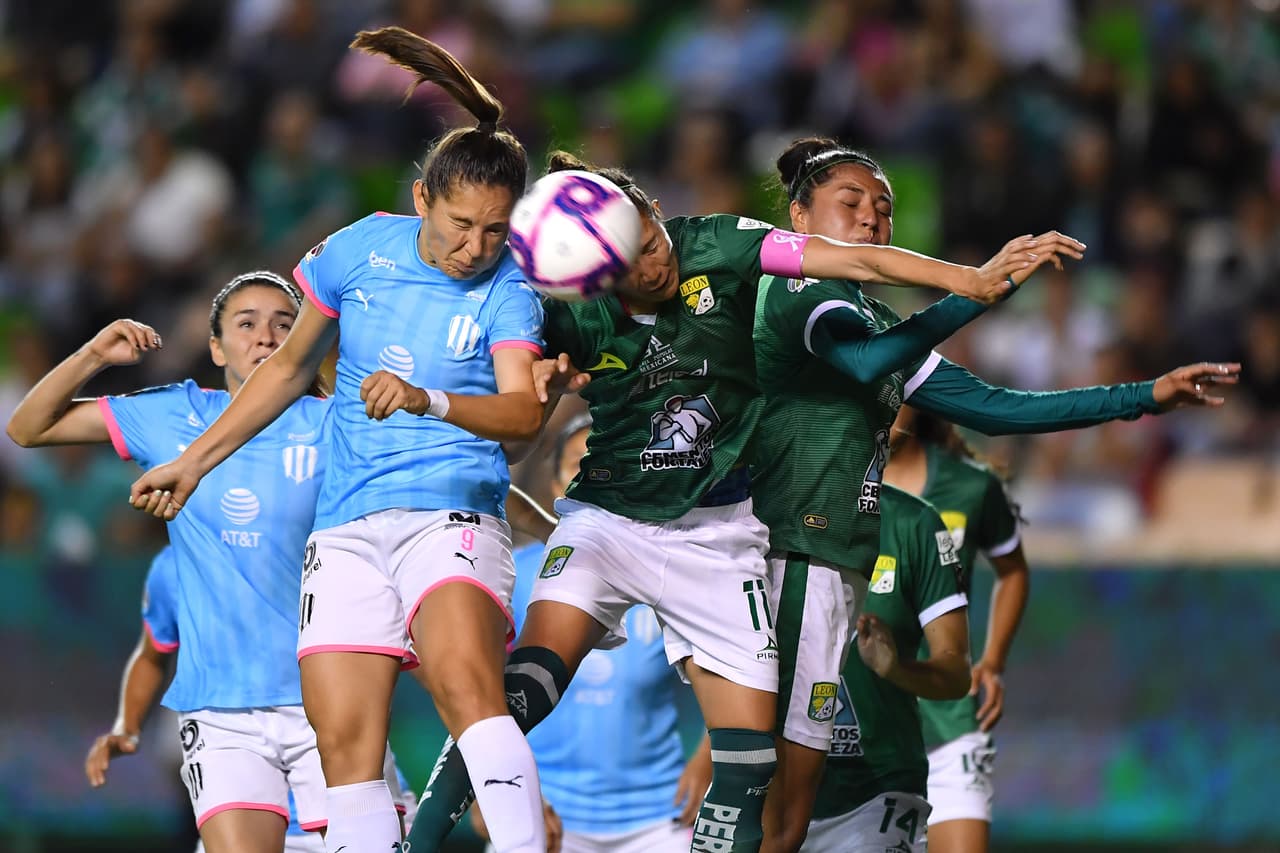 Por Monterrey marcaron: Mónica Desiree y Diana Evangelista (2); para las locales descontó Sanjuana De Jesús Muñoz.