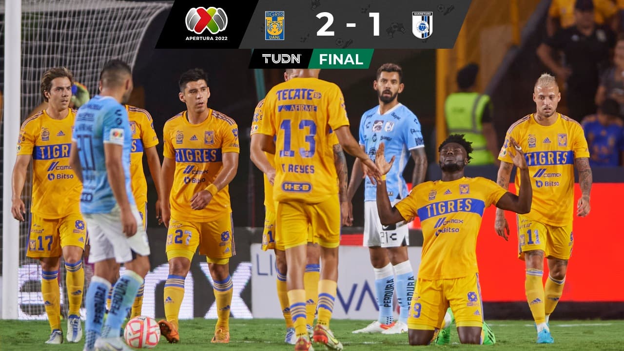 Tigres lidera en Liga MX y Gallos llega a 40 sin ganar de visita