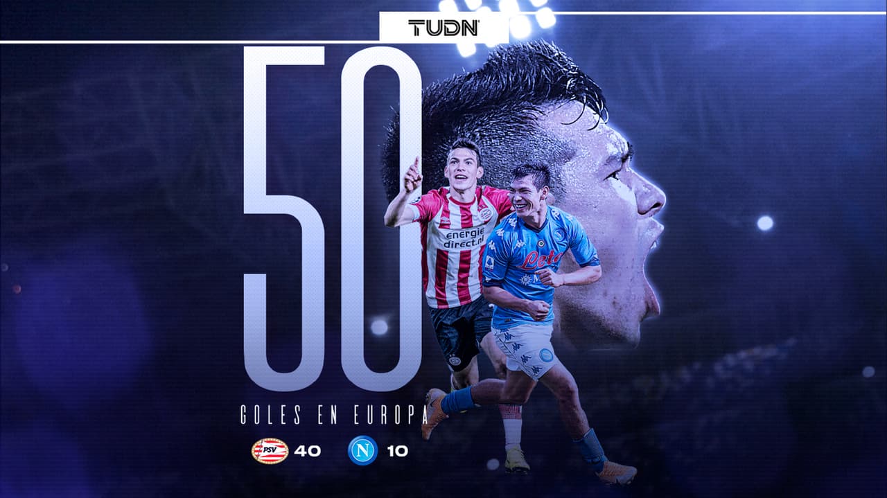 Hirving Lozano llega a 50 goles en Europa