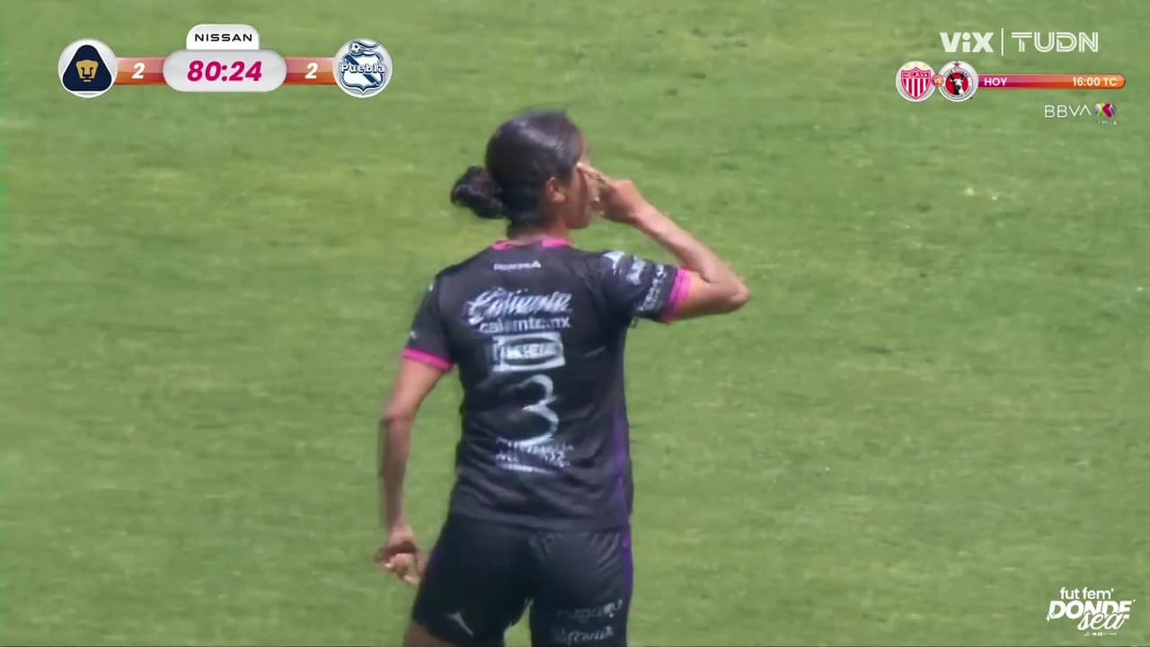 ¡Partidazo en CU! Miriam García pone el 2-2 en el Olímpico Universitario