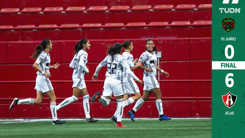 Atlas humilla a FC Juárez en la Liga MX Femenil