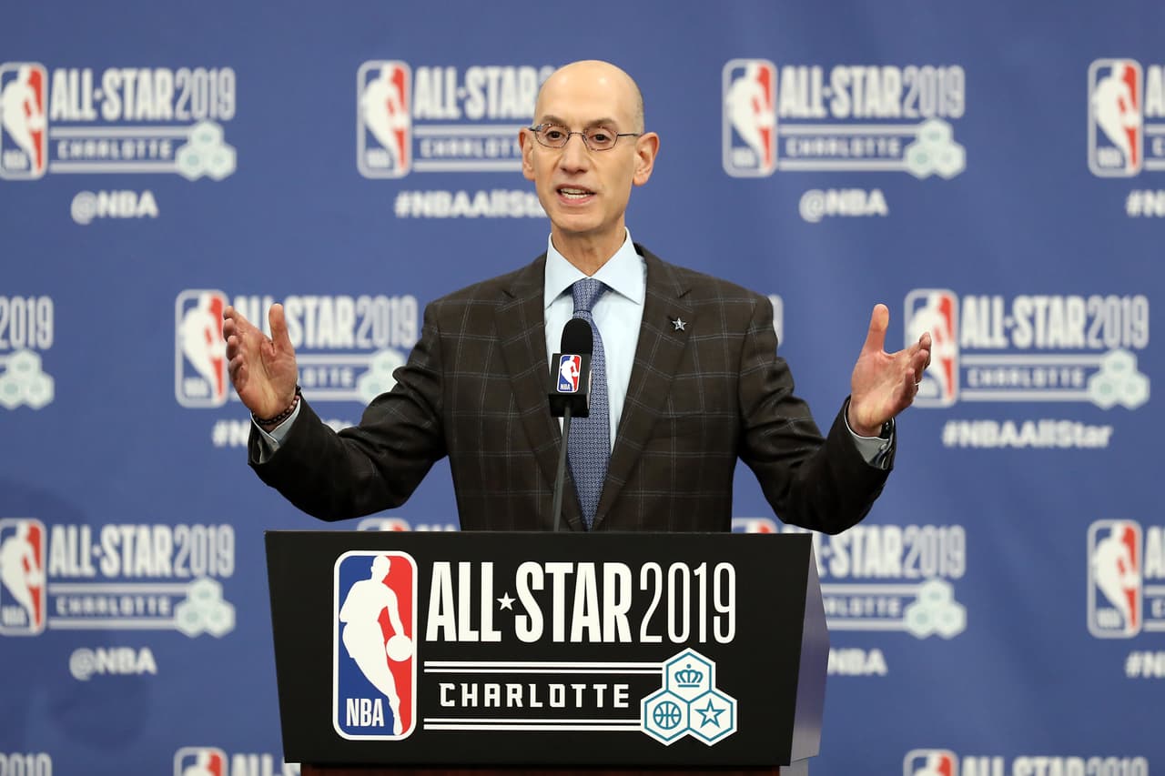 Adam Silver, comisionado de la NBA.