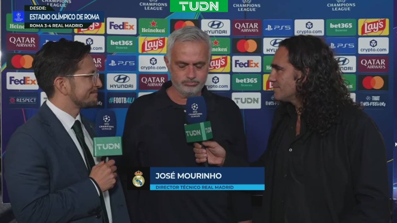 Mourinho 'regala' par de joyas al final del Roma vs. Real Madrid