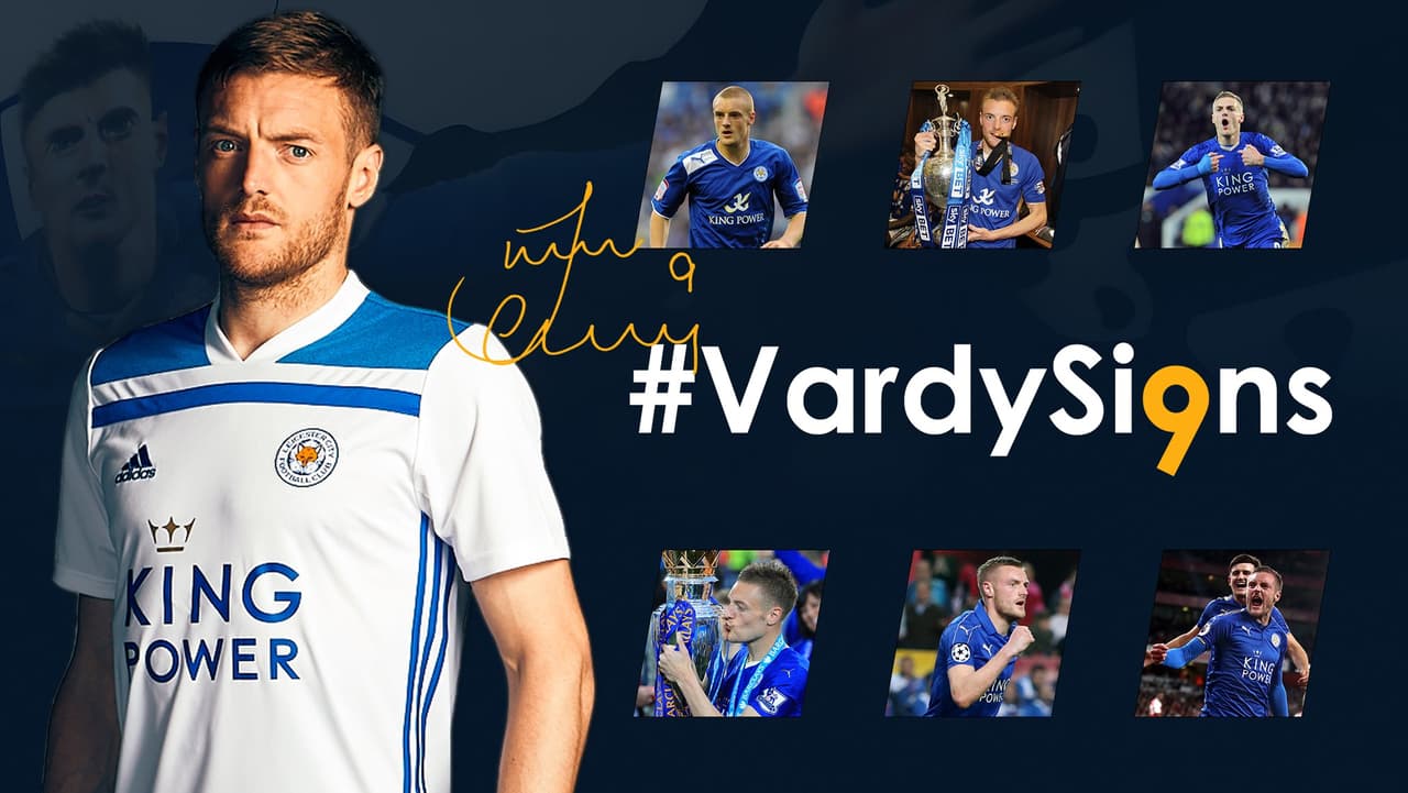 Jaimie Vardy (Leicester City) renovó contrato con los Foxes hasta 2022.