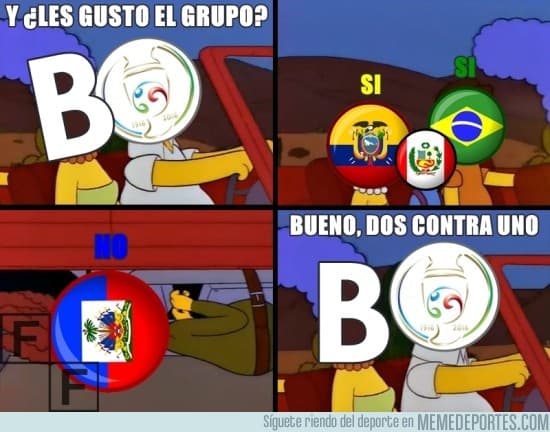 Se llevó acabo el sorteo de la Copa América Centenario y los memes y las burlas no podían faltar por el grupo de Estados Unidos.