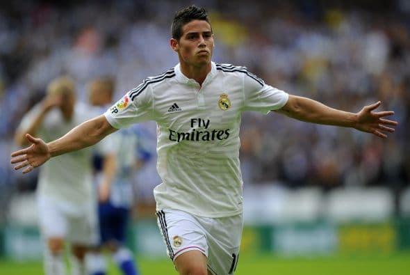 James llega a cubrir el espacio dejado por Di María, la esperanza de los blancos es que logre entenderse con Ronaldo y Bale al grado que lo hacía el argentino.