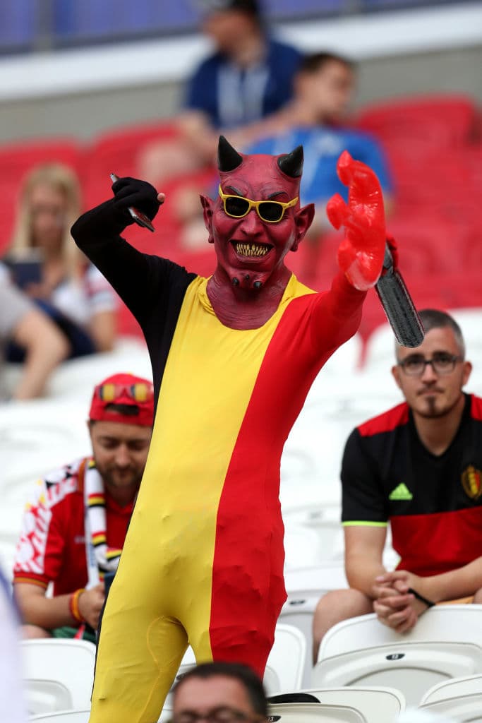 La alegría, el colorido y toda la fiesta de los fanáticos hacen parte del duelo de cuartos de final entre Brasil y Bélgica en Kazán, para conocer el segundo semifinalista del Mundial de Rusia 2018.