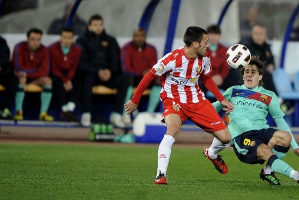 Almería hacía lo mejor para necarar el encuentro.