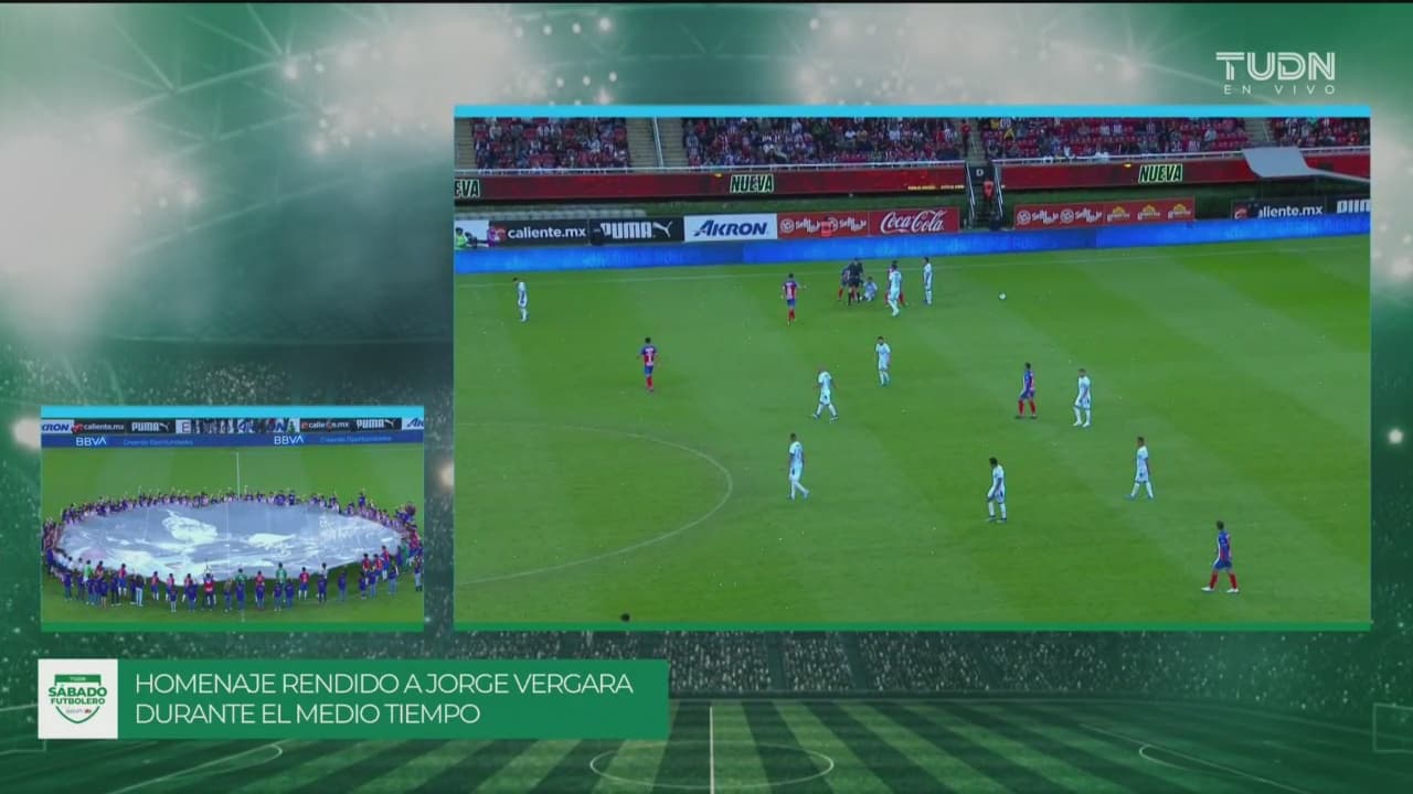 Emotivo homenaje a Jorge Vergara en el Chivas vs Veracruz