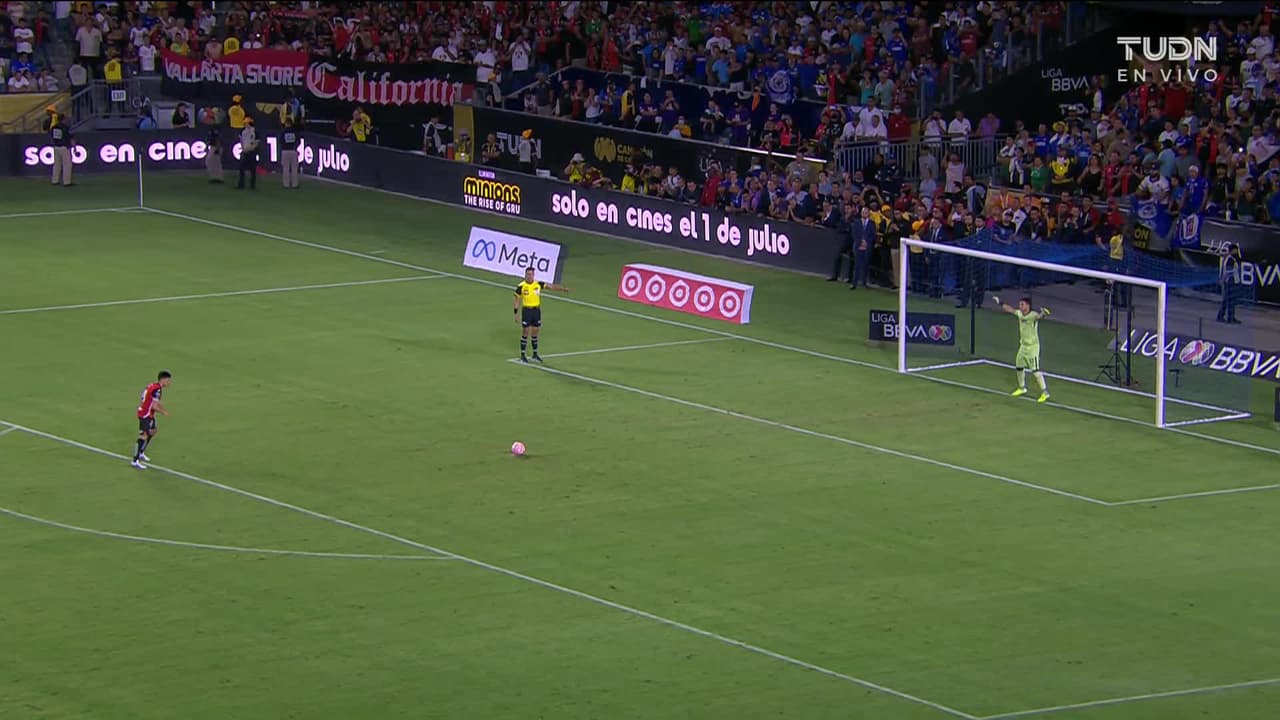 ¡GOL!  anota para Atlas. Aldo Rocha