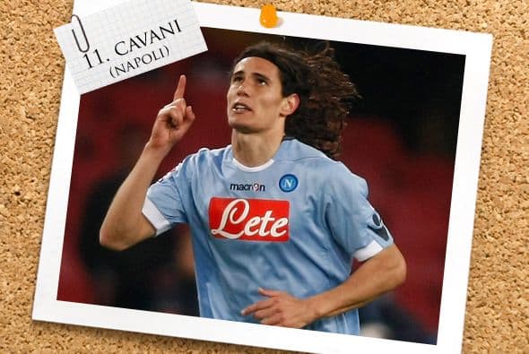 Y un constante de nuestro Once ideal es el uruguayo Edinson Cavani.