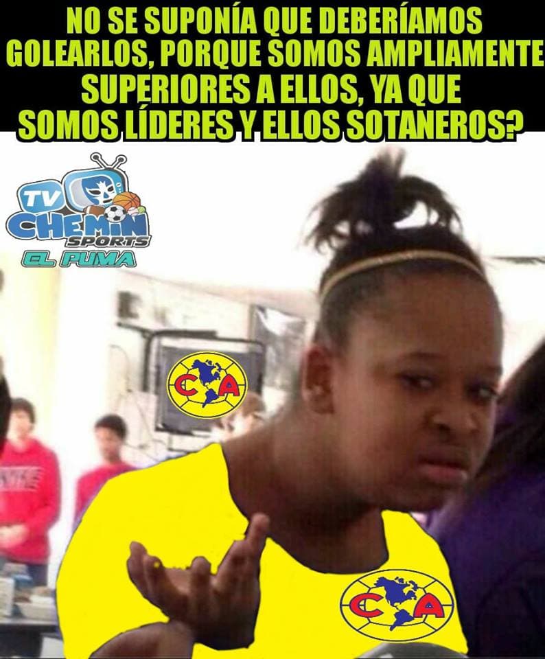América, Chivas y Cruz Azul protagonizan los mejores memes de la jornada sabatina de la Fecha 10. ¡No te los pierdas!