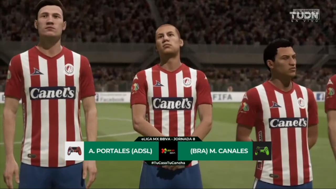 Antonio Portales y Marco Canales igualaron a tres tantos en el torneo de futbol virtual.