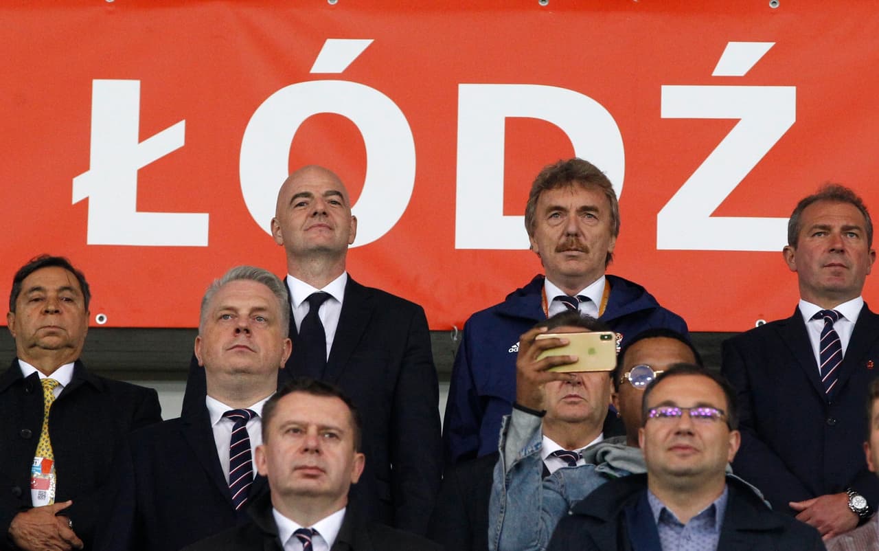 El presidente de FIFA, Gianni Infantino, estuvo presente en el duelo del Grupo A.