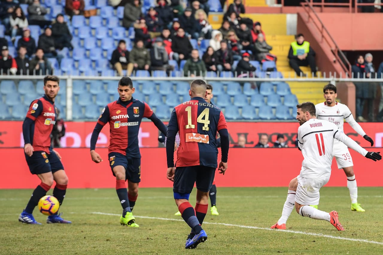 Al minuto 27 del segundo tiempo, Fabio Borini aprovechó un servicio de Andrea Conti, que entró por Zapata, para poner el 0-1 de Milán.