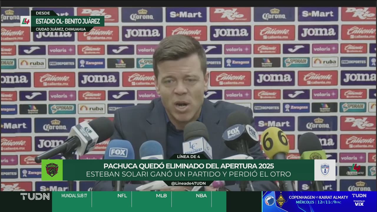 Apenas llegó a la Liga MX y Esteban Solari ya se quejó del arbitraje