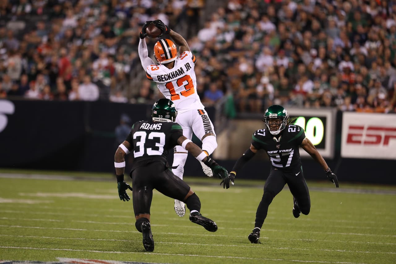 Odell fue el líder en recepciones para los Cleveland Browns tras atrapar 6 de los 10 envíos que lanzó Baker Mayfield.