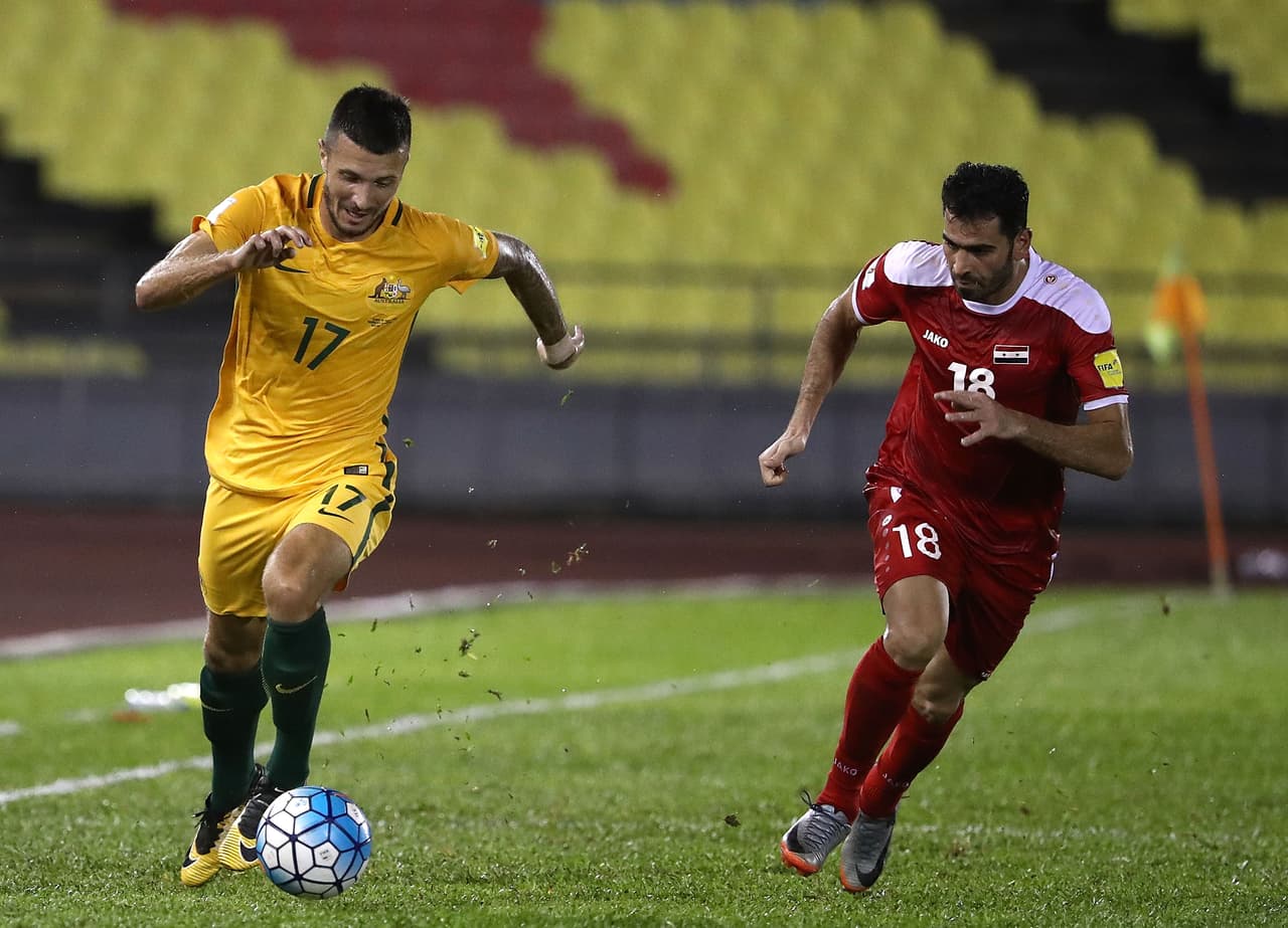 Los sirios se vieron sorprendidos por un equipo australian que se caracteriza por su potencia física.