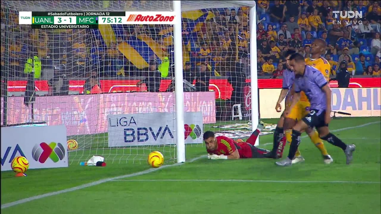 ¡TIRO ATAJADO! disparo por Gustavo del Prete.