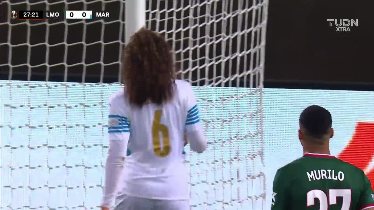 ¡TIRO ATAJADO! disparo por Matteo Guendouzi.